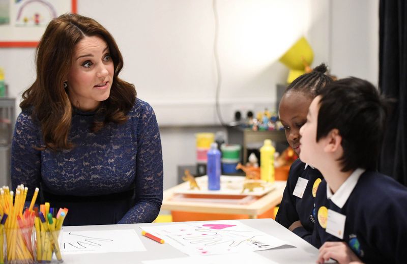 Kate Shuns a Coat For Today's Engagements