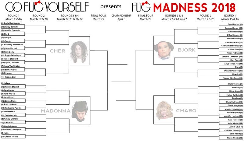 Fug Madness 2018: Here Is Your Field of 64