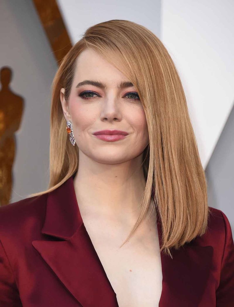 Emma Stone Led A Very Small Pants Brigade at the Oscars