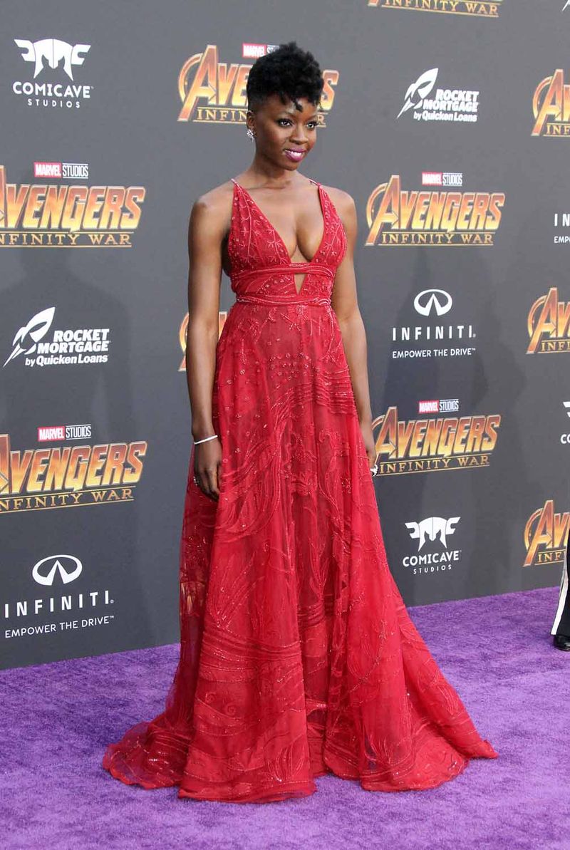 Gowns at the Infinity War Premiere