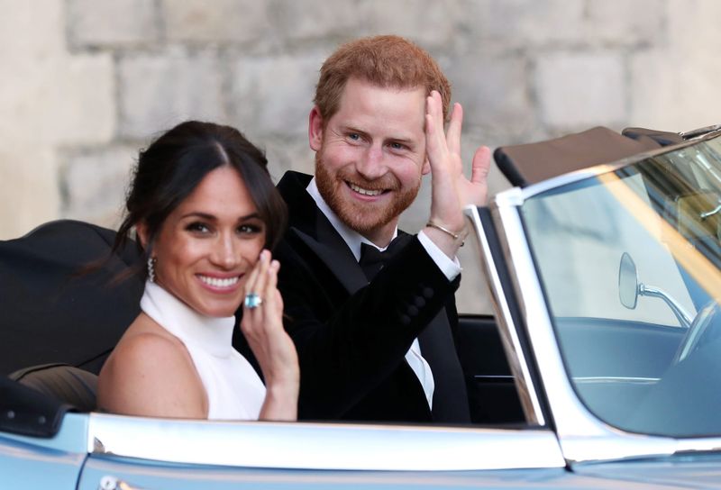 Harry Meghan Wedding Reception Dress