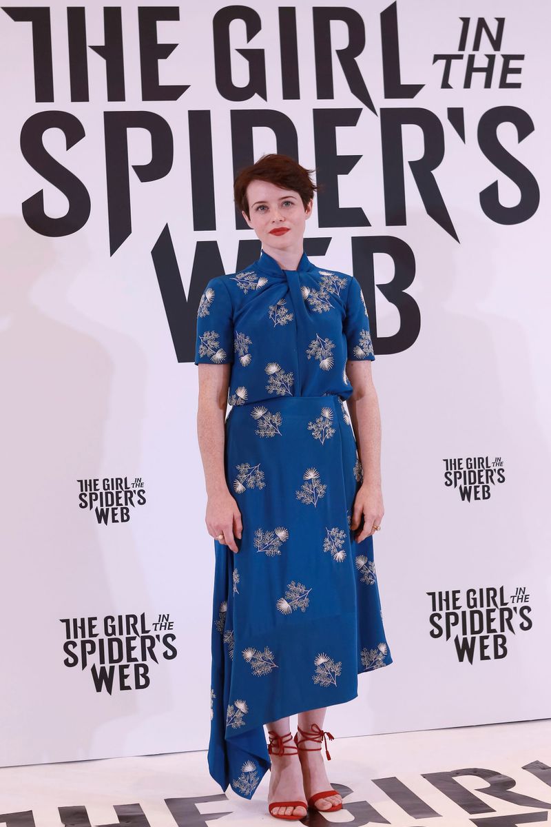 Claire Foy's Floral Day Dress Is Very Cute