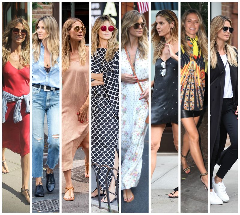 Heidi Klum Has Been Walking Around a LOT