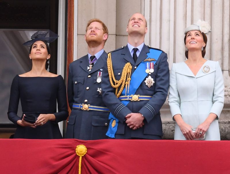 royal family 100th anniversary RAF