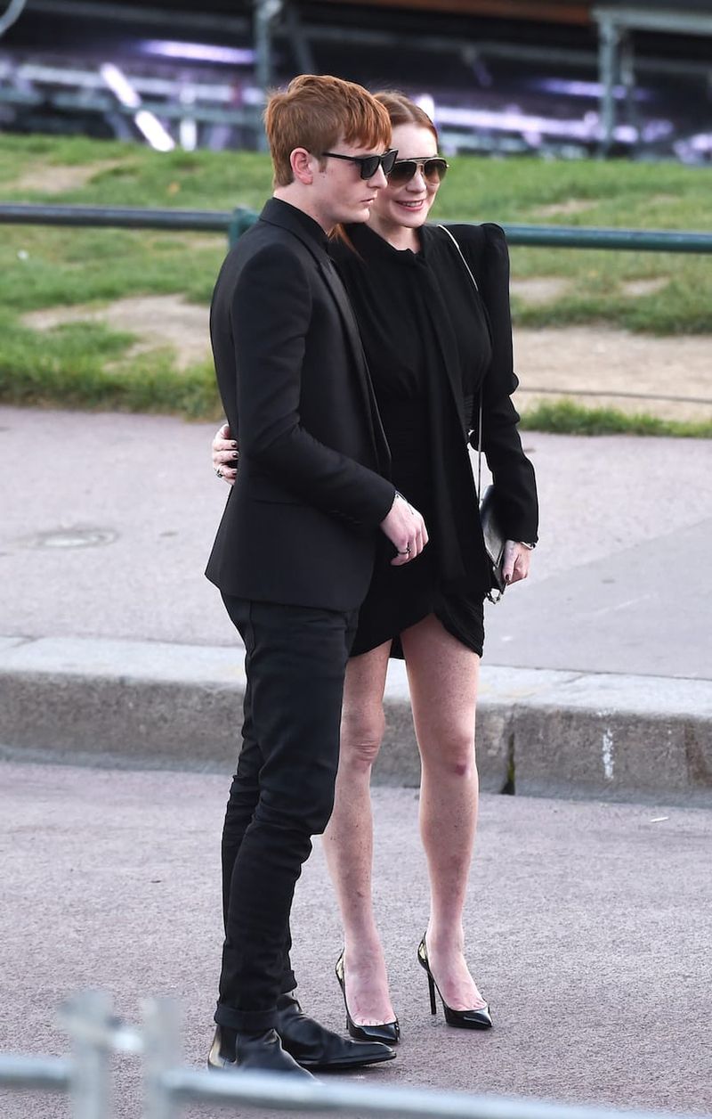 Lindsay Lohan Turned Up At Paris Fashion Week
