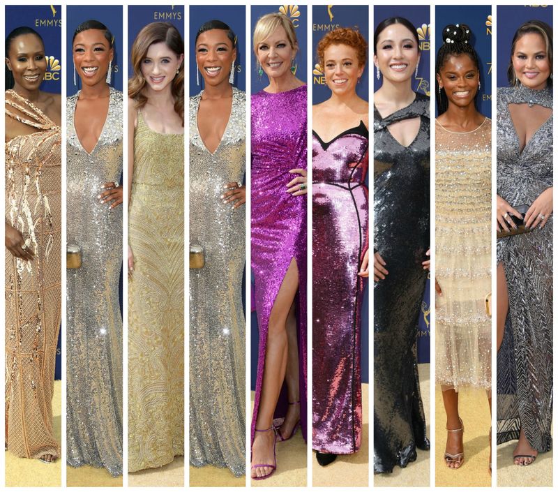 Emmys 2018: So Many Sparkly Metallics