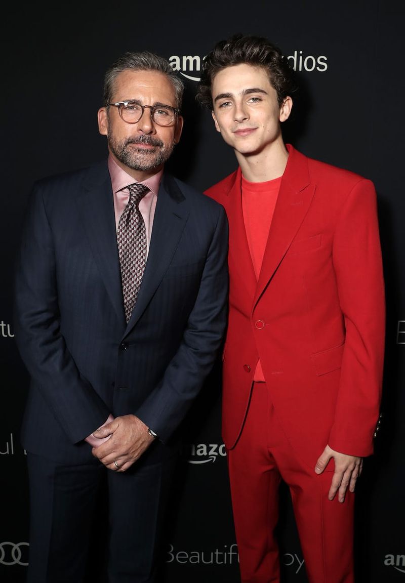 Your Afternoon Men: Chalamet and Carell