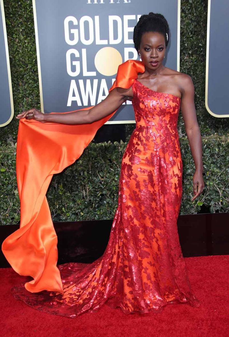 Golden Globes 2019: Danai Gurira Leads the Red Charge