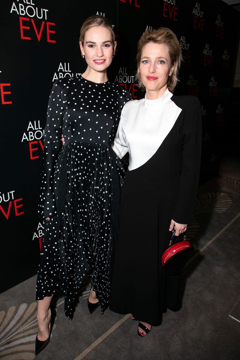 Lily James and Gillian Anderson Are Starring in ALL ABOUT EVE