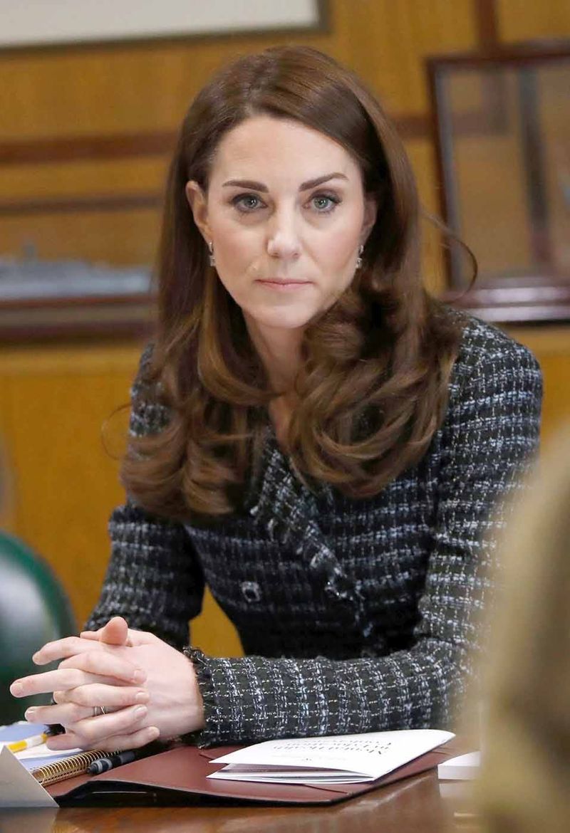Kate Sports D&G For Her First Event of the Day