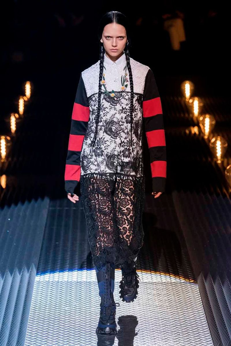 Prada Is All In On See -Through Lace Pants