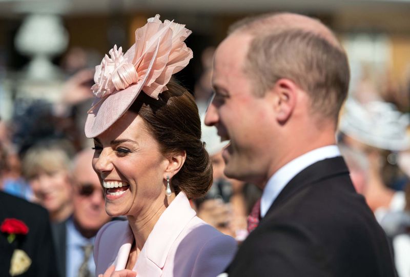 It's Pink Alexander McQueen for Kate at Today's Buckingham Palace Garden Party