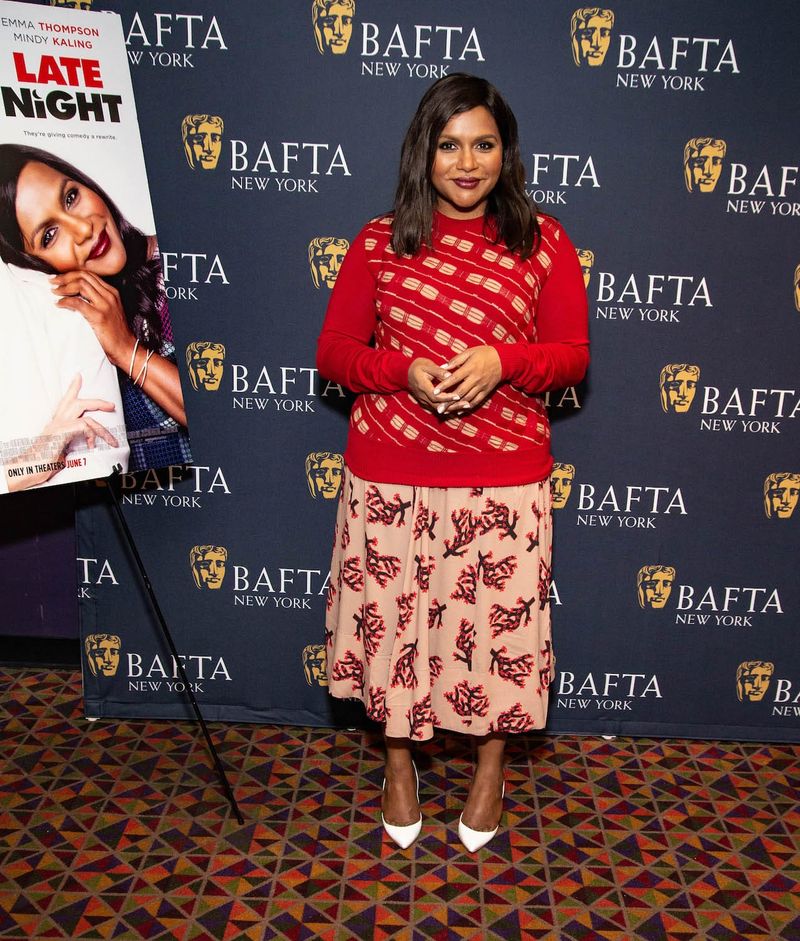 Mindy Kaling Is Mixing Patterns