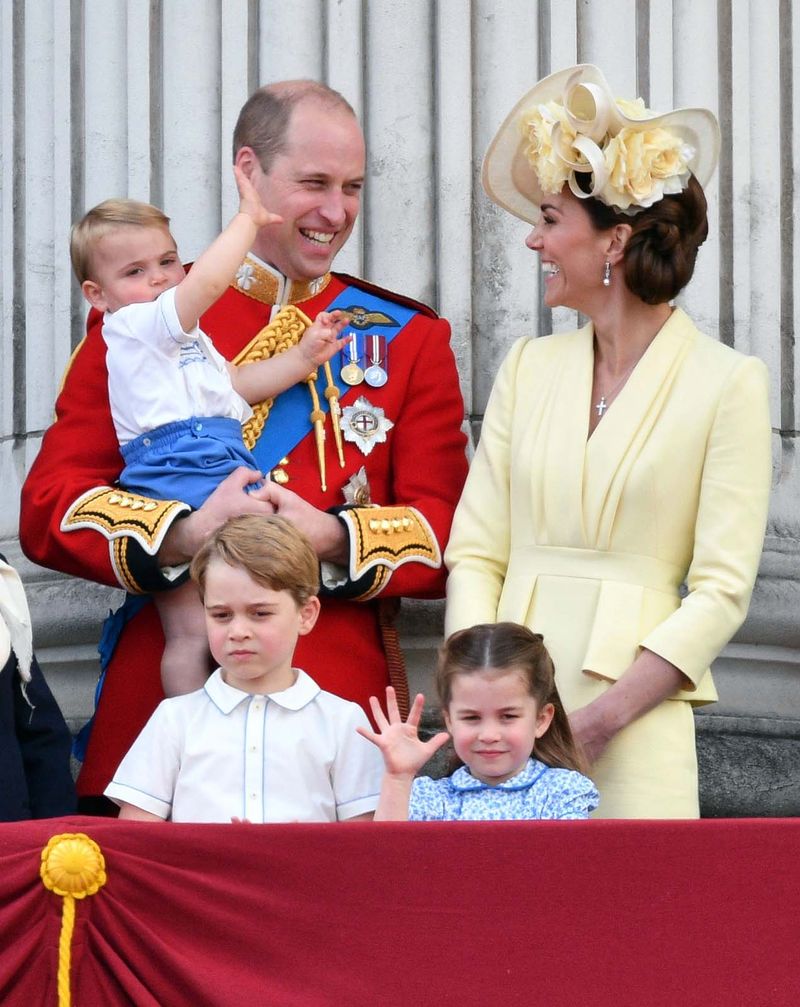 Tiny Prince Louis Makes His Trooping The Colour Debut...