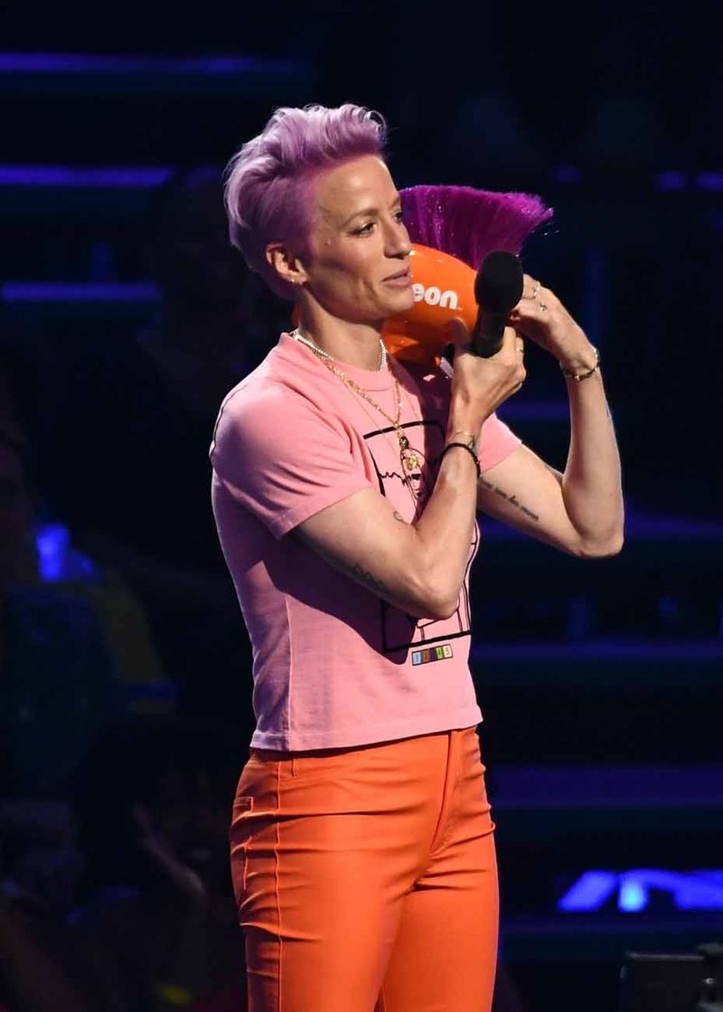 Megan Rapinoe Pops By The Kids Choice Sports Awards