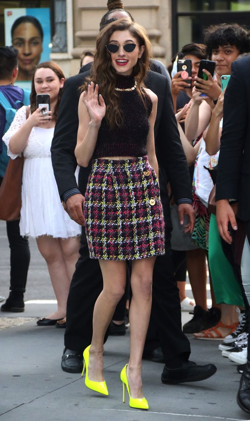 Natalia Dyer Made a Bold Choice of Footwear