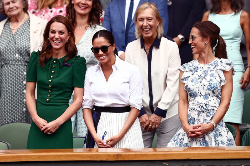 Meghan Kate Pippa Wimbledon Serena