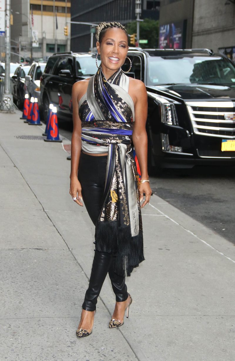 Jada Pinkett Smith Looks Great at Colbert