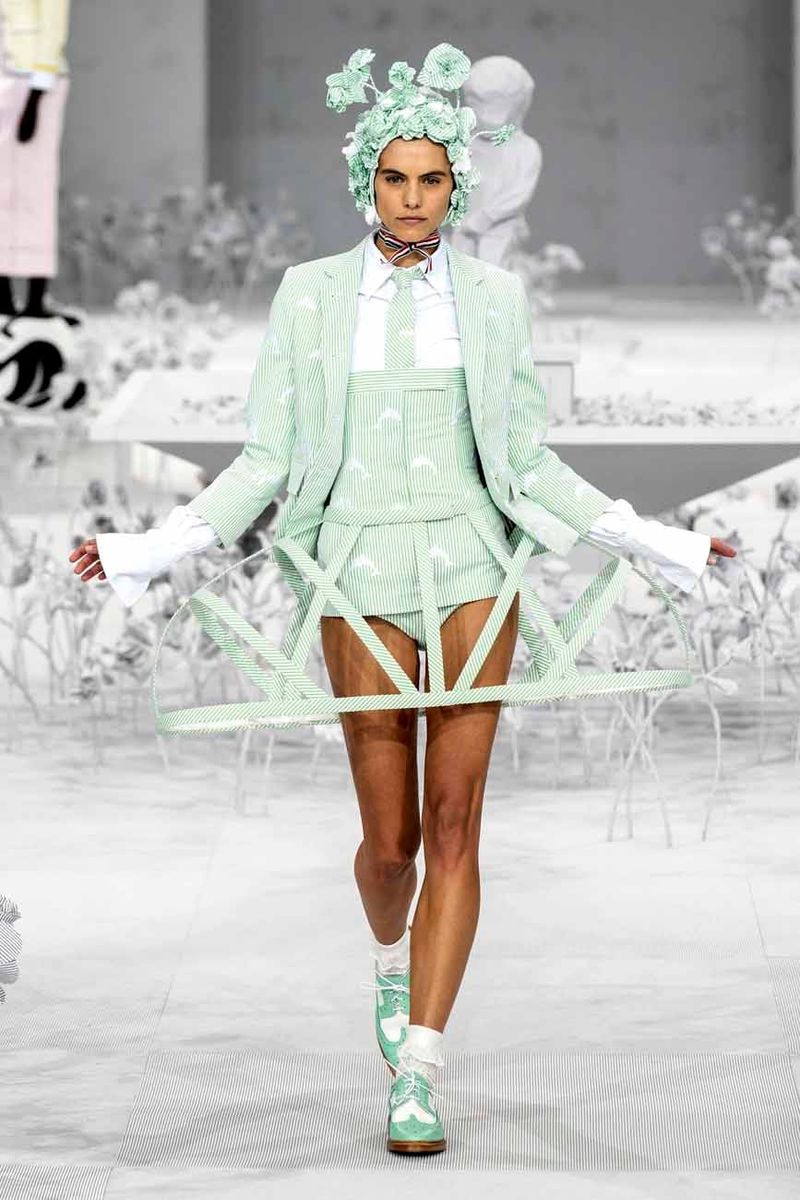 Thom Browne Looked Like an Ode to Love, Marriage, and Baby Carriage