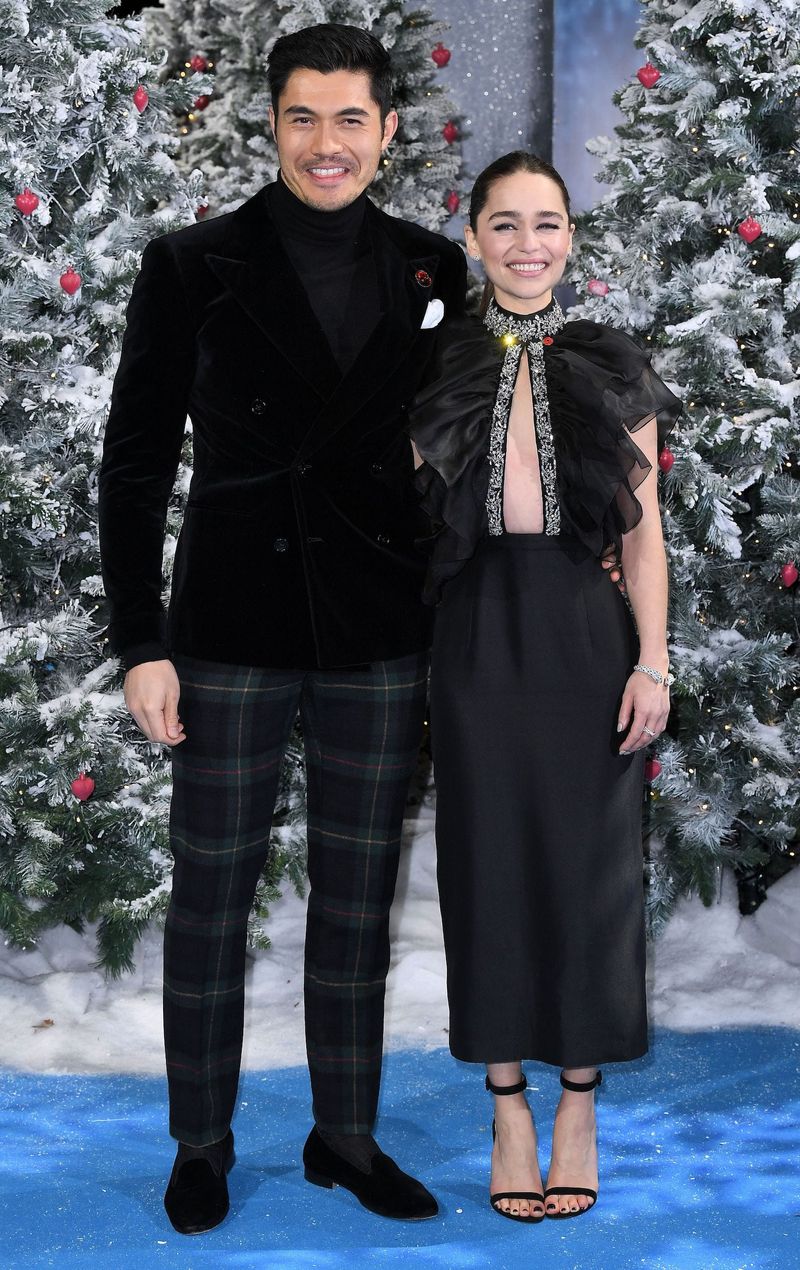 Henry Golding and Emilia Clarke Are Still Cheerfully Promoting Last Christmas