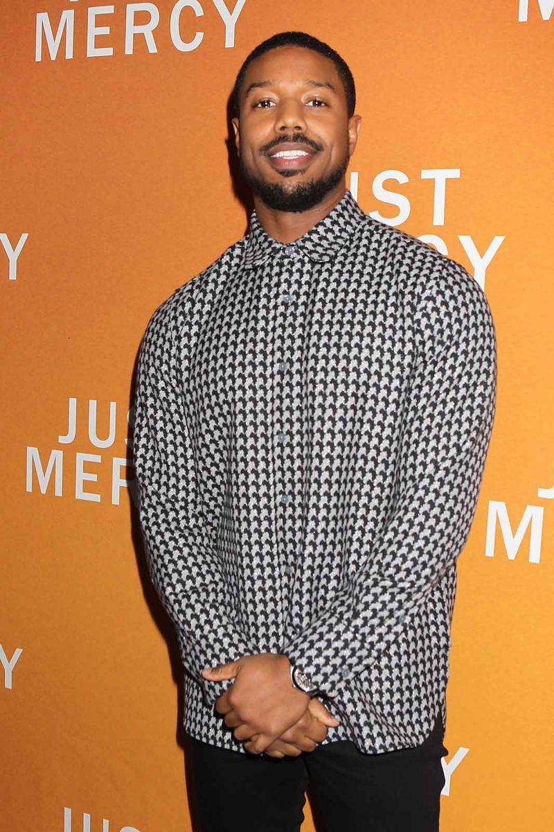 Michael B. Jordan Loves Houndstooth, Apparently