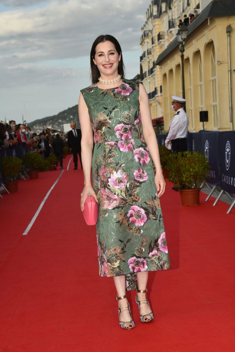 Amira Casar Wore a Good Dress to the Closing Ceremony of the Cabourg Film Festival