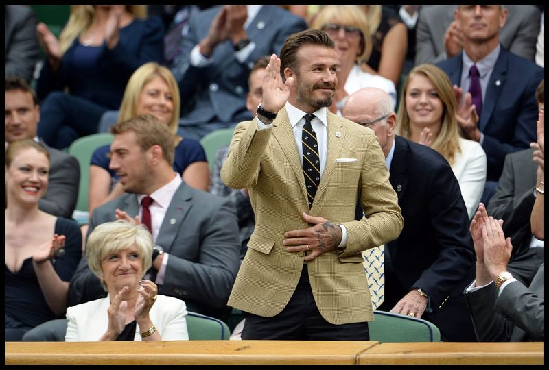 Do You Need to See David Beckham Being Hot at Wimbledon in 2014?