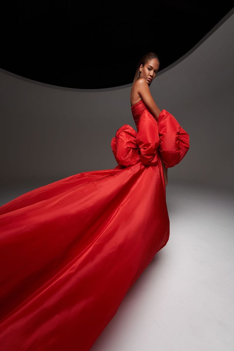 Joan Smalls Modeled All Of Giambattista Valli's Collection