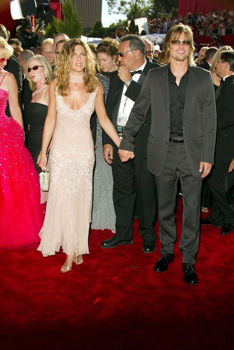 Look How Tousled Brad and Jen Were
