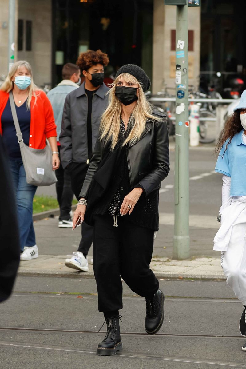Heidi Klum Looks Chic in Germany