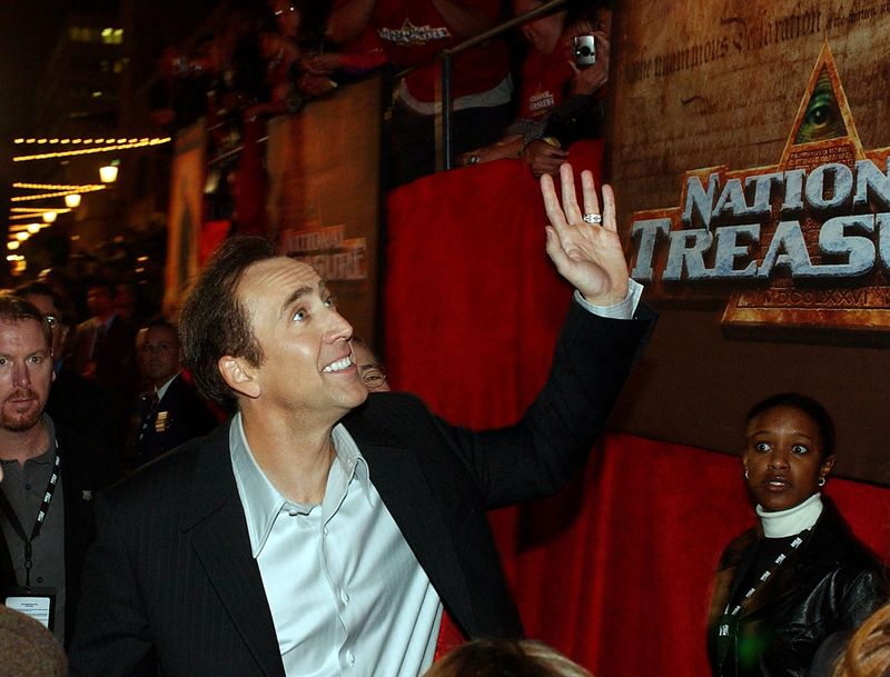 Picture It: The 2004 Premiere of NATIONAL TREASURE.
