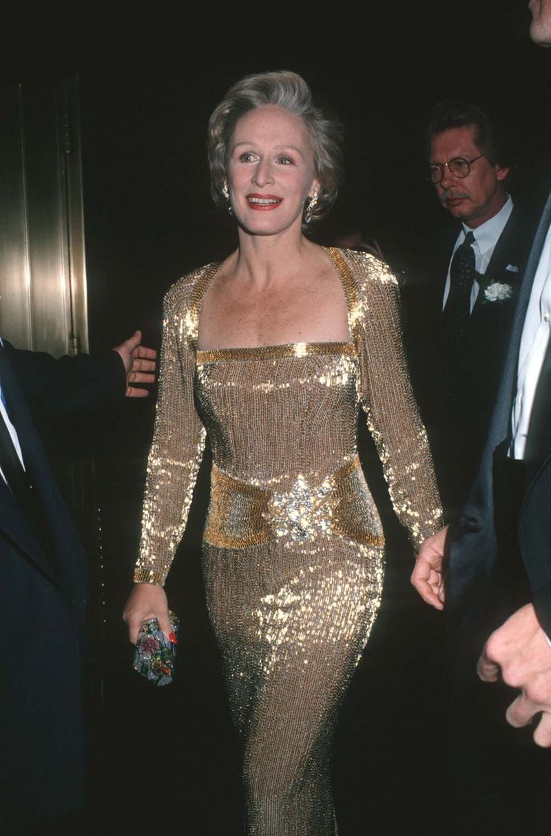 Glittery Glenn Close is Glorious