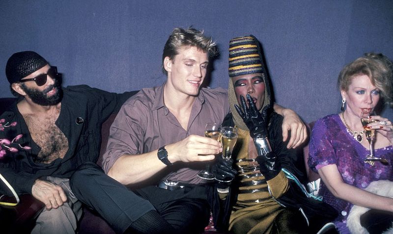Take The Vibe of this 1985 NYE Pic of Dolph Lundgren and Grace Jones into 2021