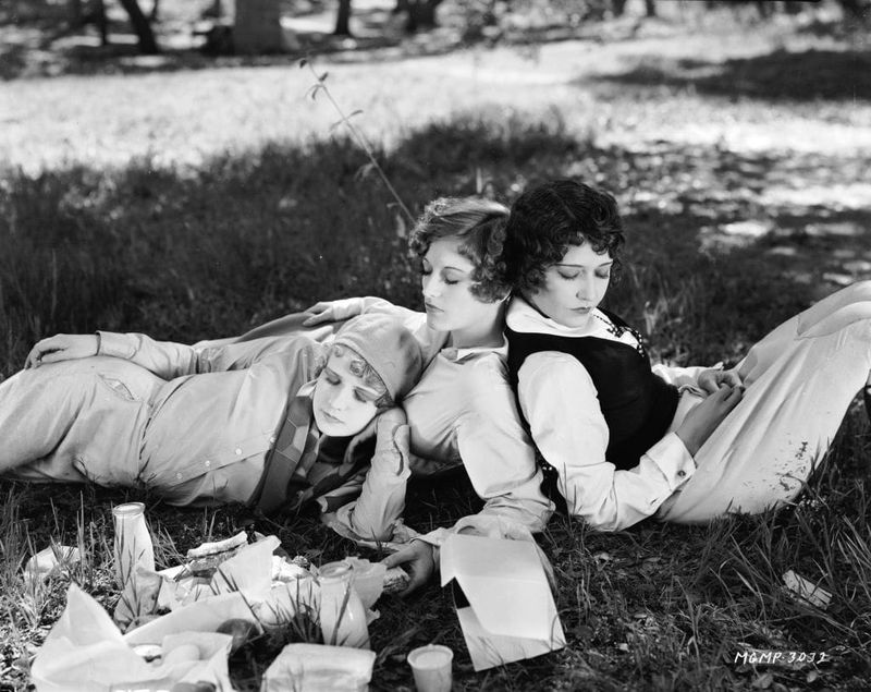 On Around This Day in 1928, Joan Crawford and Her Co-Stars Took...A Nap? For PR