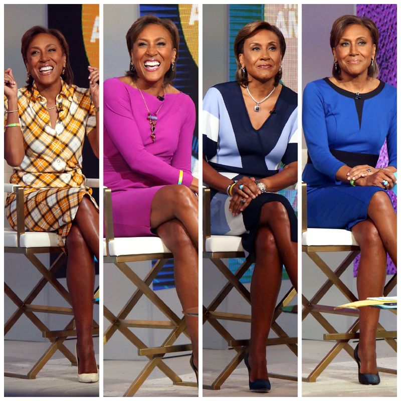 Please Enjoy This Cavalcade of Robin Roberts Looking Chic in Great Sitting Down Outfits