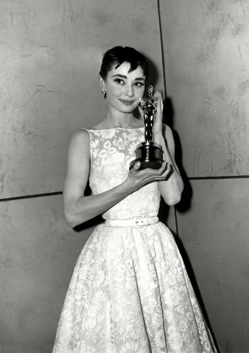 Classic Oscars Gowns: Audrey Hepburn Wins in 1954