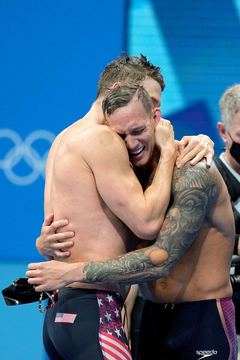 Olympics Swimming Brought a Lot of Hugs (and Abs)