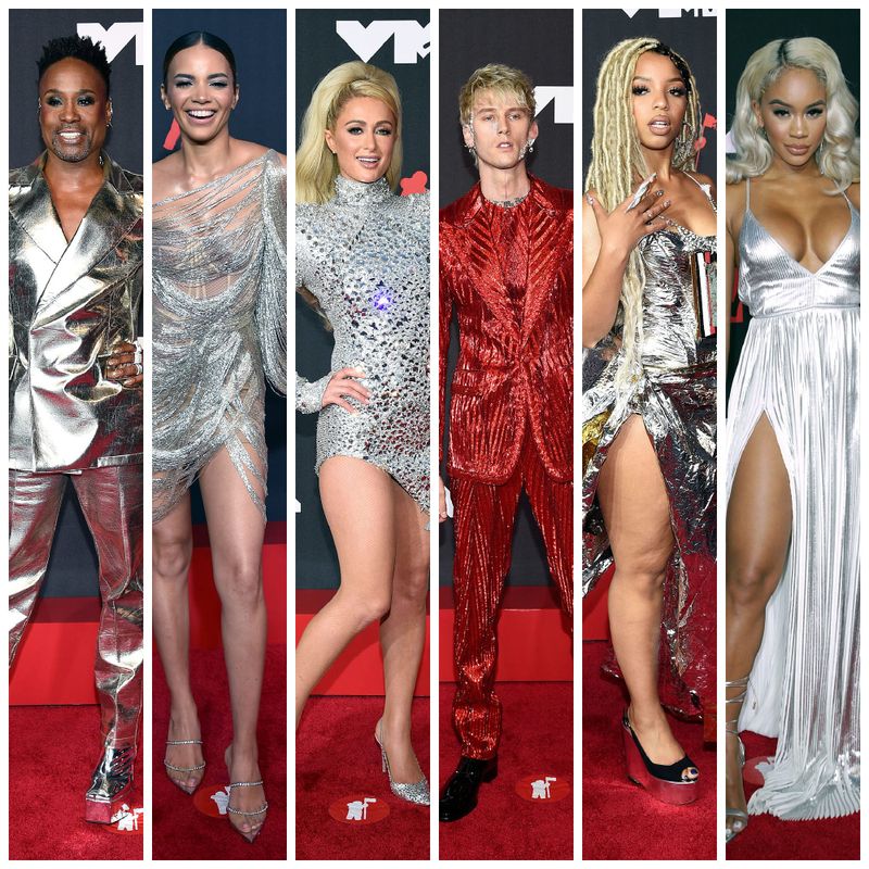 But Of Course Folks Went For Metallics at the VMAs