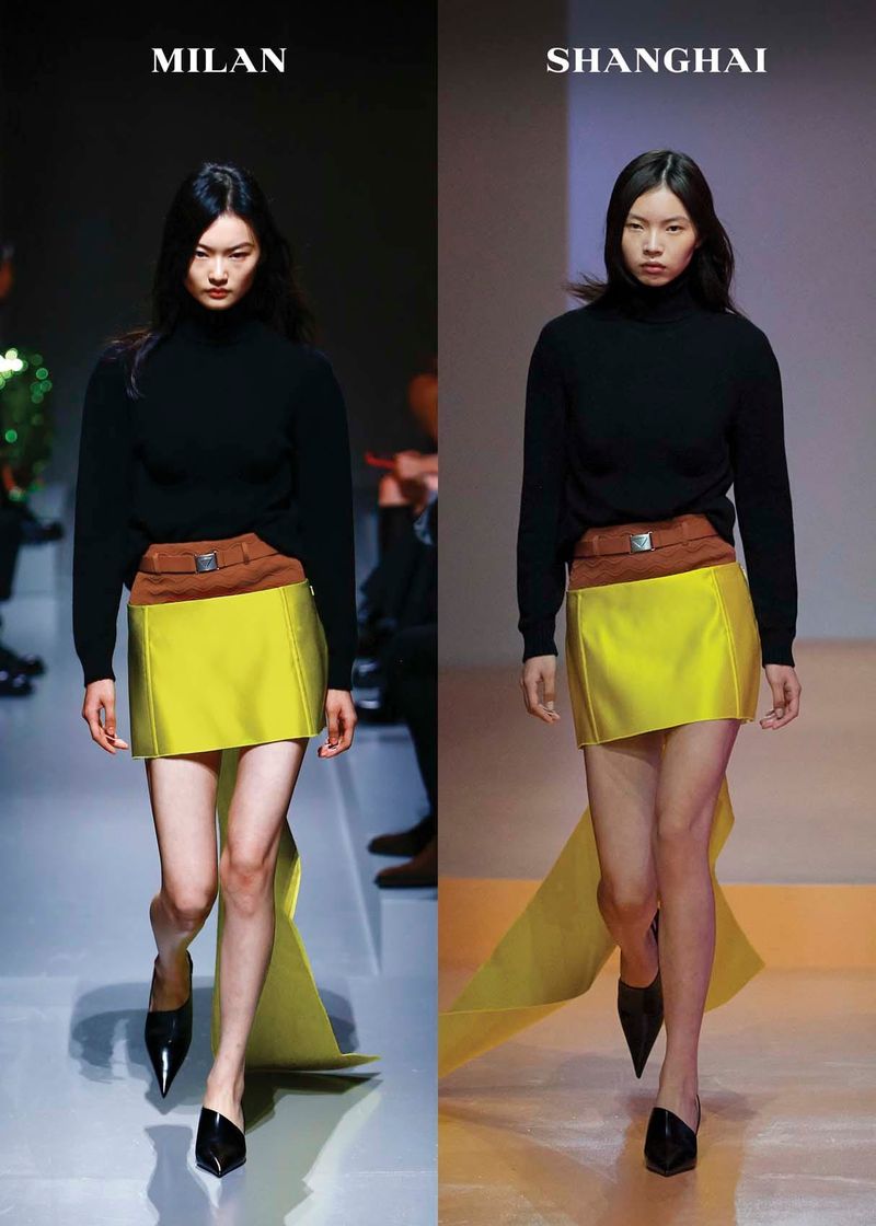 Prada Staged Two Simultaneous Shows