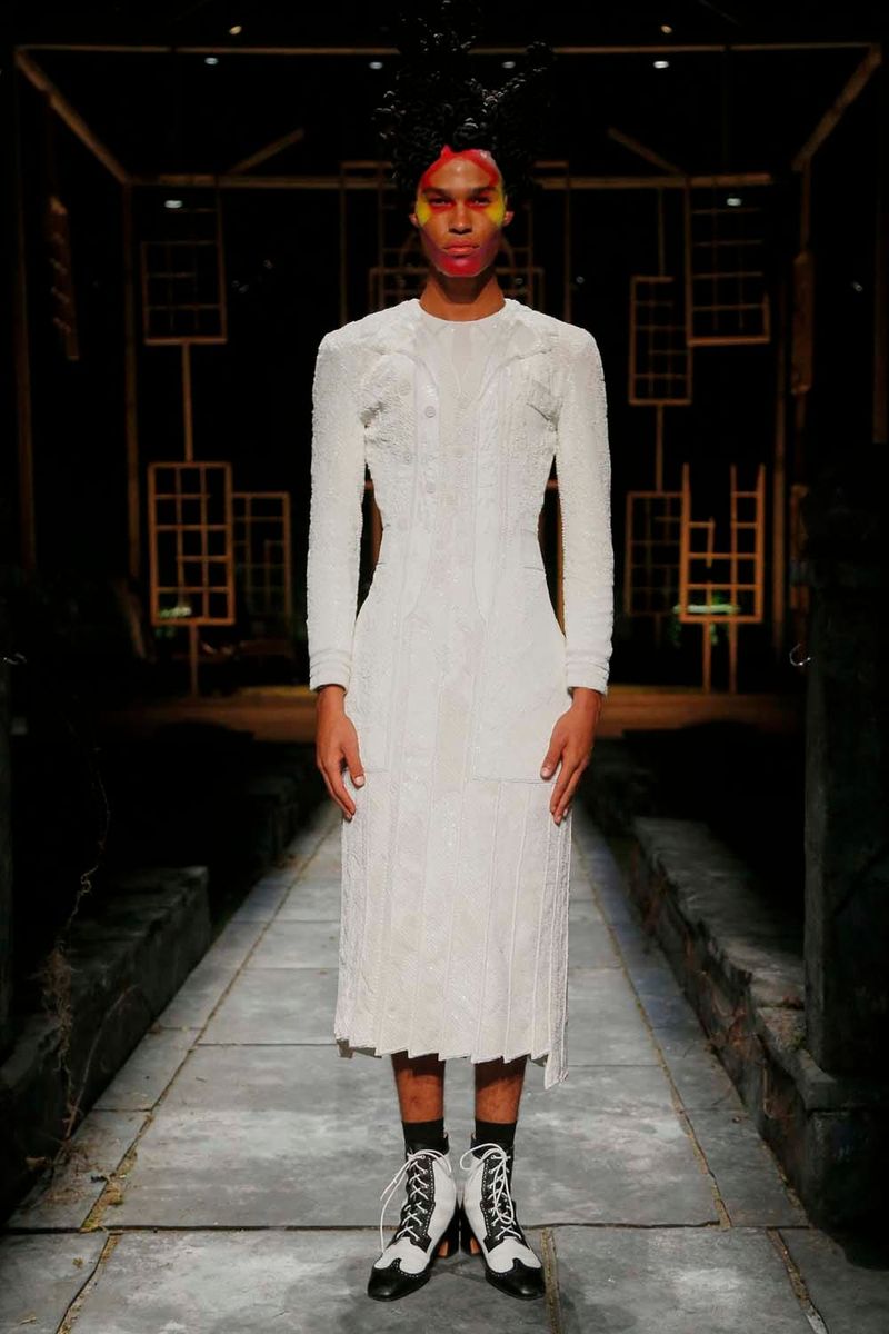 Thom Browne Is Back on the Runway In Person, and It Sounded Like a Ride