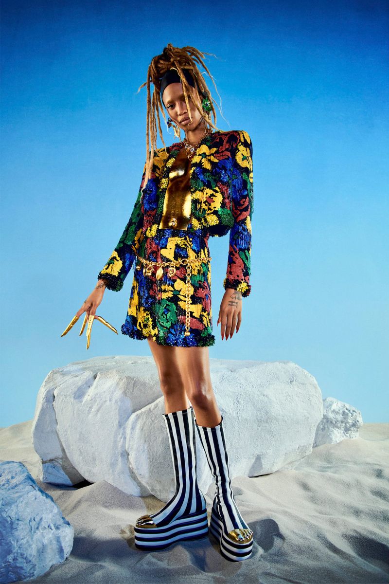 Schiaparelli Went Stripey This Season