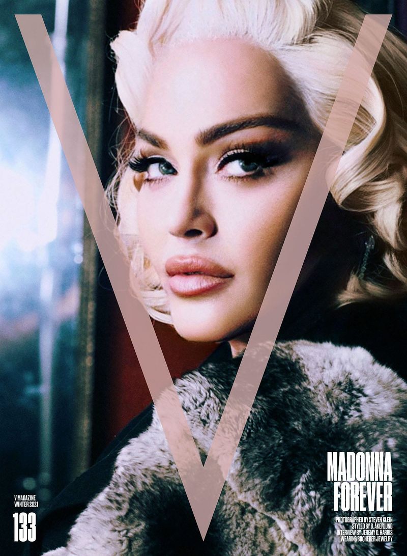 Madonna Looks Very Smooth on the Cover of V Magazine