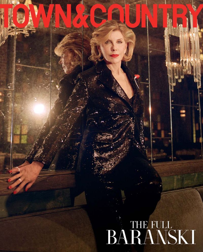 Town & Country Gave a Digital Cover to Christine Baranski