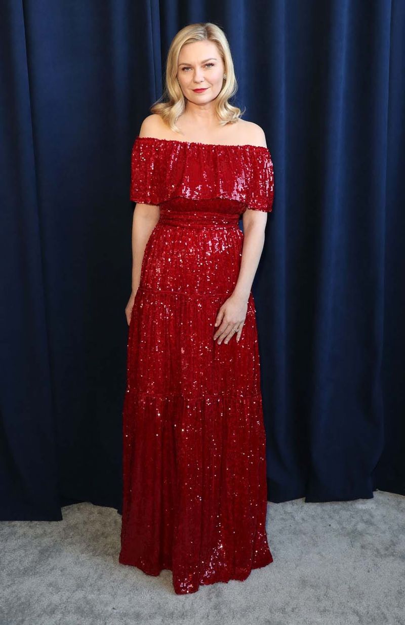 I Squealed When I Saw Kirsten Dunst in Red at the SAGs