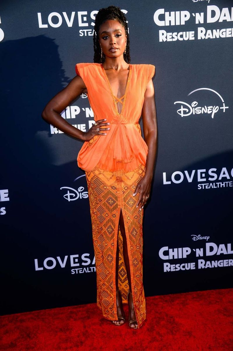 KiKi Layne Went All-Out For Her Chip & Dale Movie Premiere