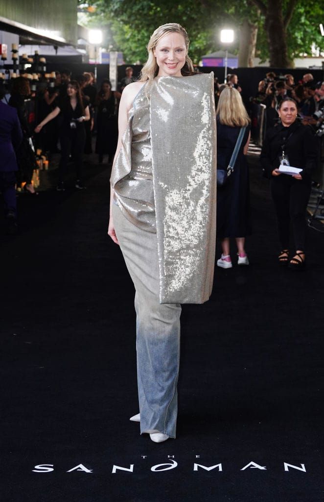 Gwendoline Christie in Rick Owens at the Premiere of The Sandman