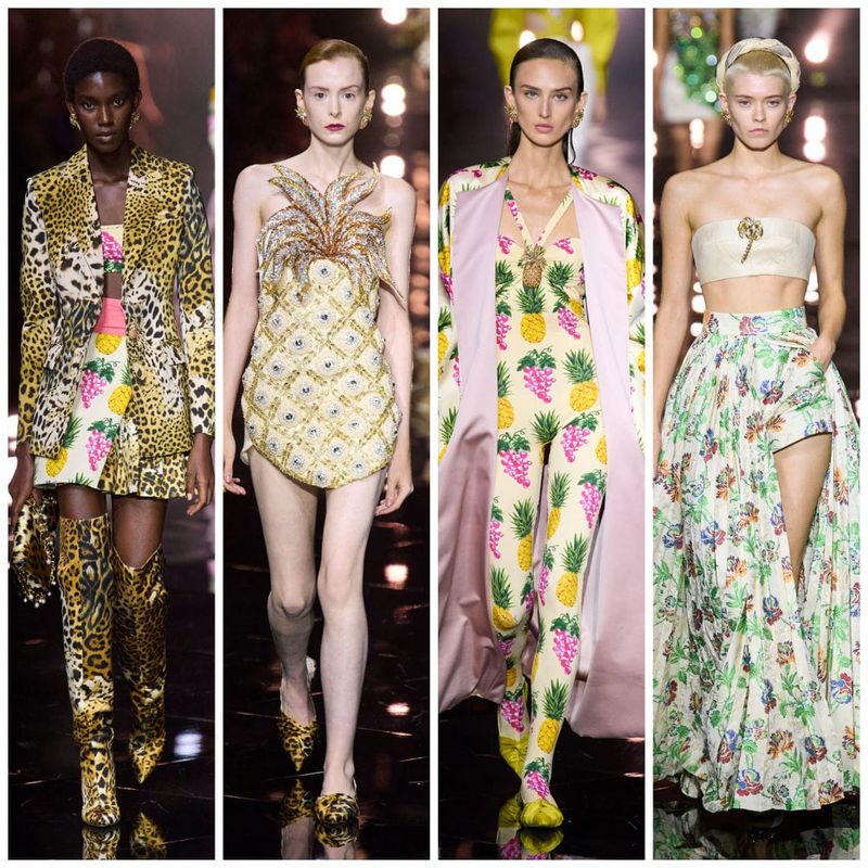 Who Wants to Wear Some Cavalli Pineapples?