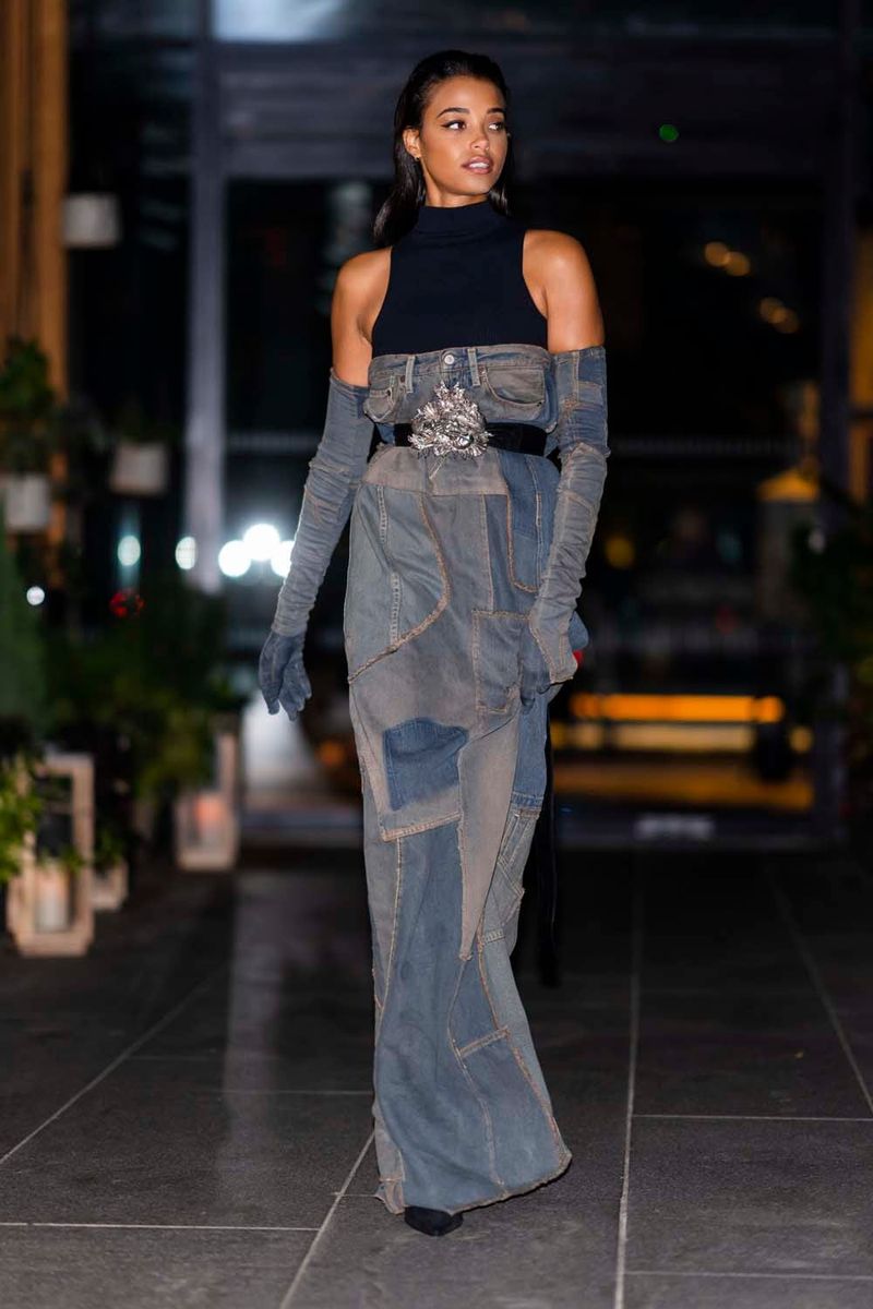 Ella Balinska Proves There IS Such a Thing as Too Much Denim