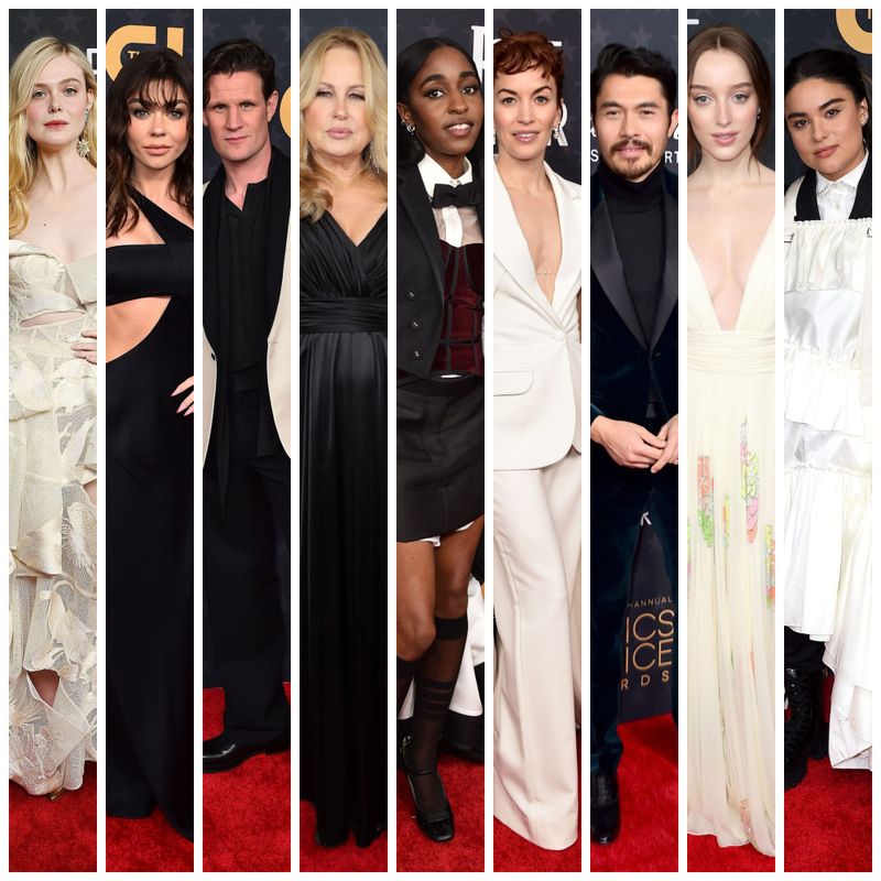 The 2023 Critics Choice Awards Brought a Melange of Folks in Black and/or White