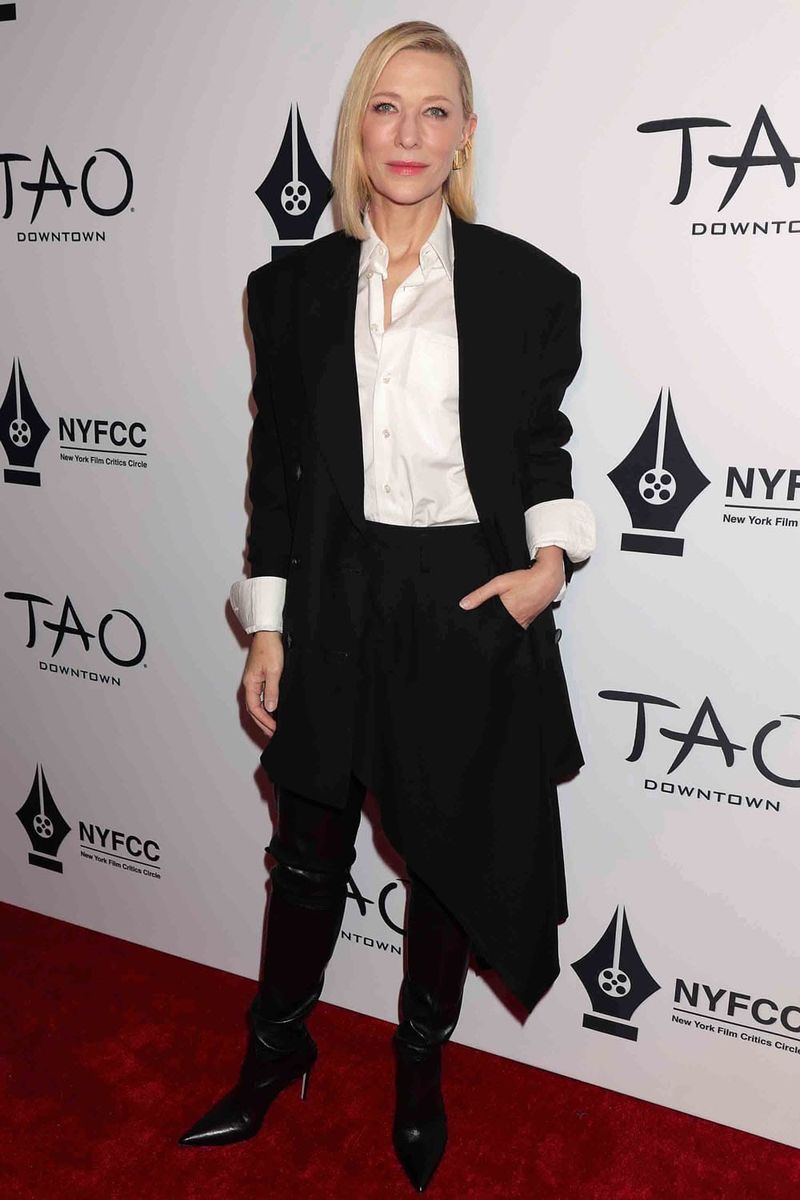 Cate Blanchett Looks Dashing, If Unsurprising, in Stella